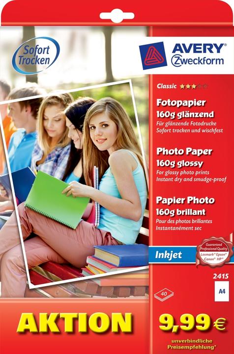 Produktbild Avery Fotopapier (160 g/m², A4, 40 Stk.)