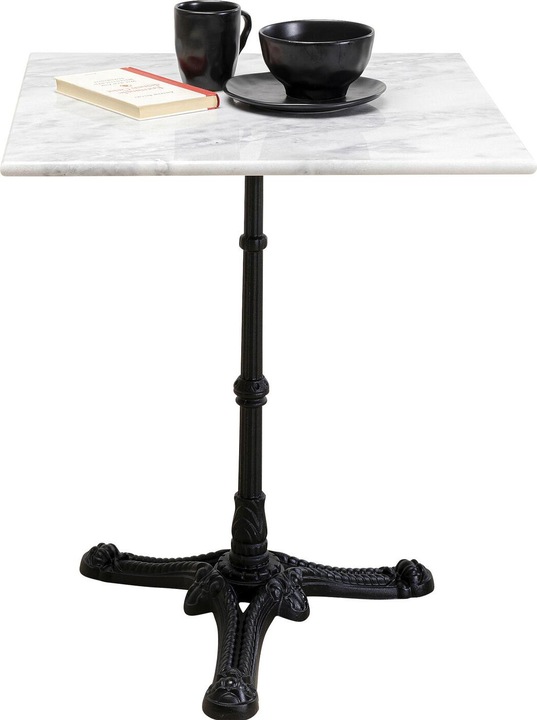 Produktbild Kare Design Bistrotisch Kaffeehaus Square Weiss 60x60cm (60 x 60 cm)