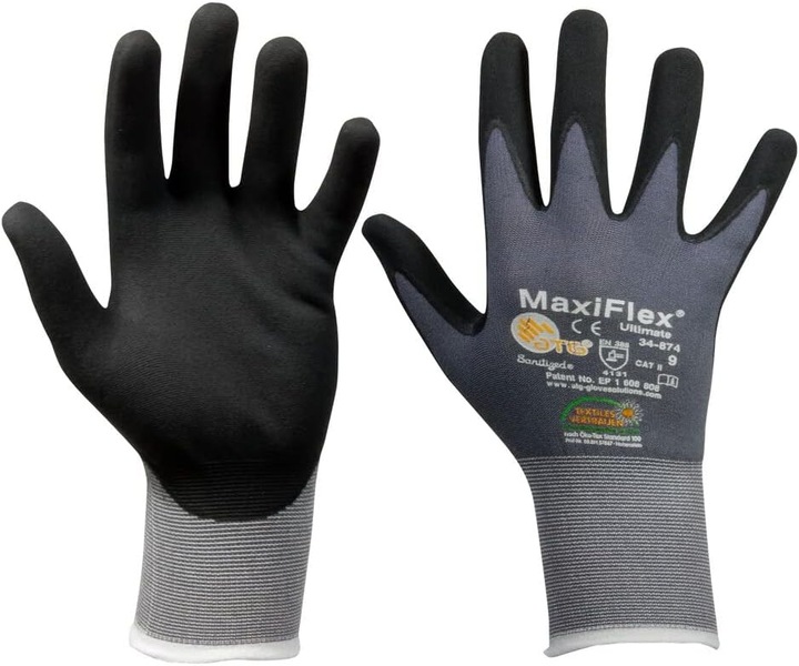 Immagine prodotto SW-Stahl Z633, G Guanto in nylon lavorato a maglia in schiuma di nitrile/PU, taglia 10 10 paia in confezione (10, XL)