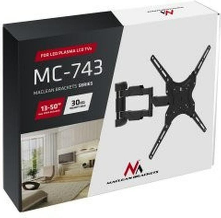 Image du produit Maclean MC-743 Support TV (50 pouces) (Mur, 30 kg, 13" - 50")