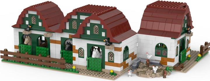 Actual product image Kiddicraft Pony farm