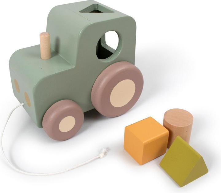 Produktbild Filibabba Traktor zum Hinterherziehen mit Steckspiel