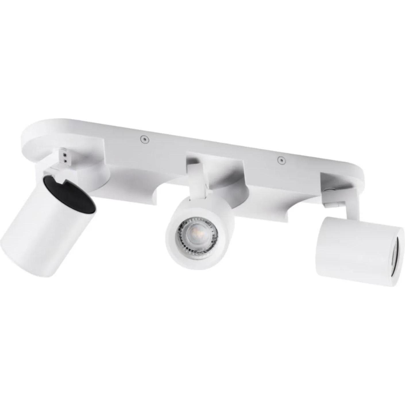 Kanlux, Wandleuchte + Deckenleuchte, LAURIN 29124 Wand-Deckenleuchte 3x max. 35W GU10 weiss (GU10)