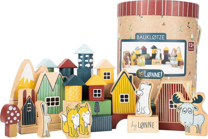 Produktbild Hej Lønne Bauklötze 56 tlg.