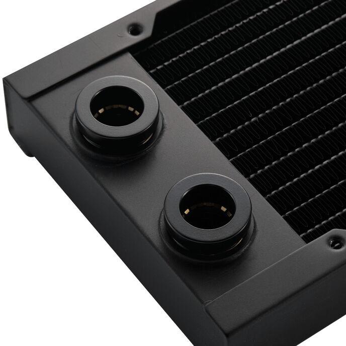 Produktbild Phanteks Glacier EZ-Fit 360RAD-30 Radiator, Kupfer - 360 mm, schwarz