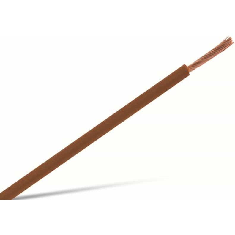 Eneroid, Kabelleitung, Installationslitze H05V-K, 1 mm², 100 m, braun (100 m)