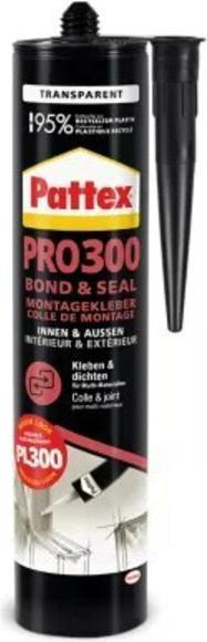 Produktbild Pattex Flextec Polymer Montagekleber Herstellerfarbe Transparent PPL3T 300 ml (300 ml)