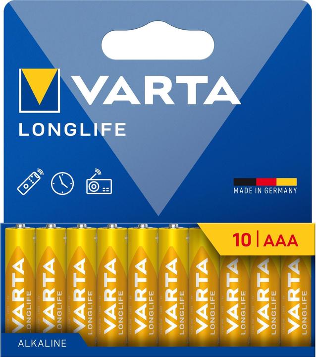 Produktbild Varta Longlife (10 Stk., AAA, 1200 mAh)