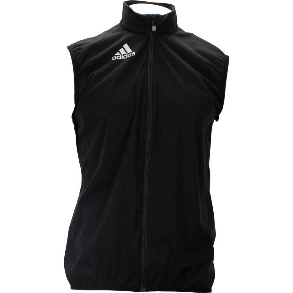 adidas, Herren, Laufjacke, Athleten Weste Light Laufweste Running (L), Schwarz, L