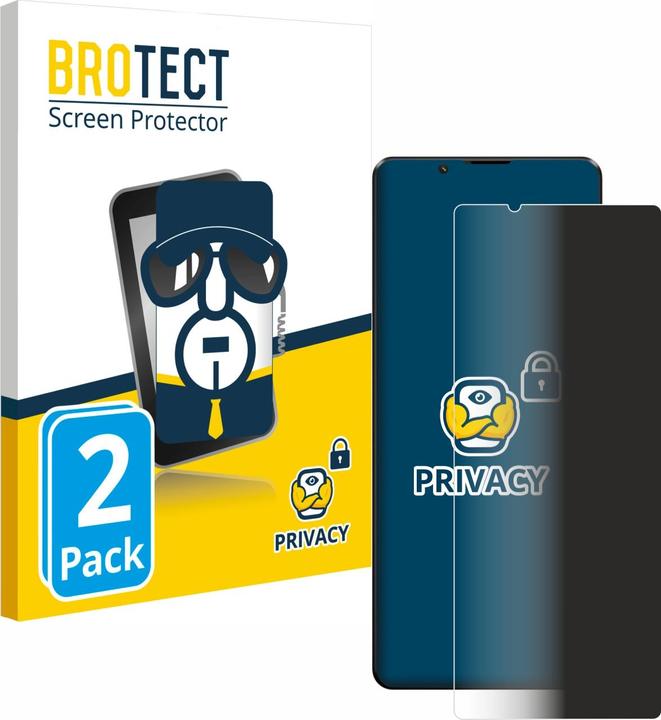 Immagine prodotto BROTECT Pellicola privacy antispia Pellicola di protezione dalla luce blu (2 pz., Sony Xperia 1 III)