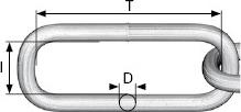 Actual product image Dörner + Helmer Round steel chain C40 (30 m)