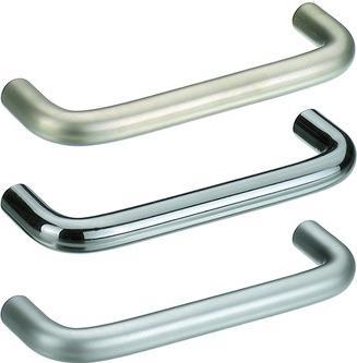 Actual product image Werkstarck Bügelgriffe Stahl verchr.matt B/T/ø 202/