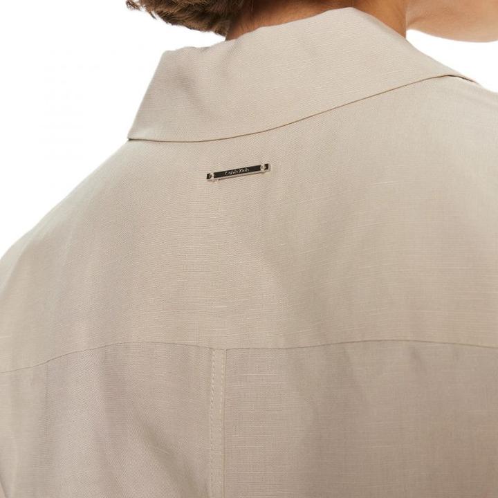Image du produit Calvin Klein Hemdkleid aus Leinenmischung (38)