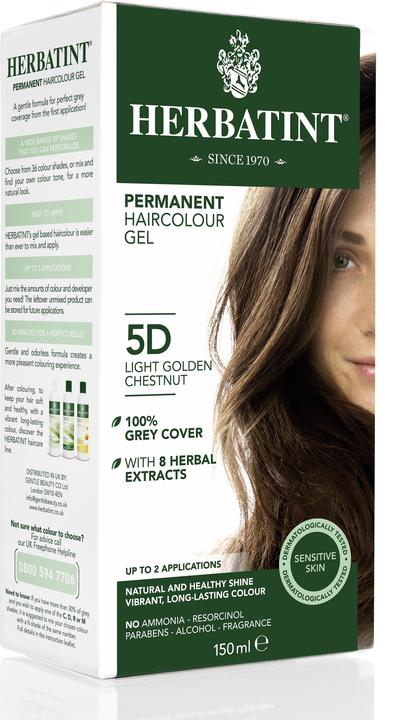 Image du produit Herbatint Gel colorant pour cheveux 5D Light Gold Auburn (Brun châtain doré clair 5D)