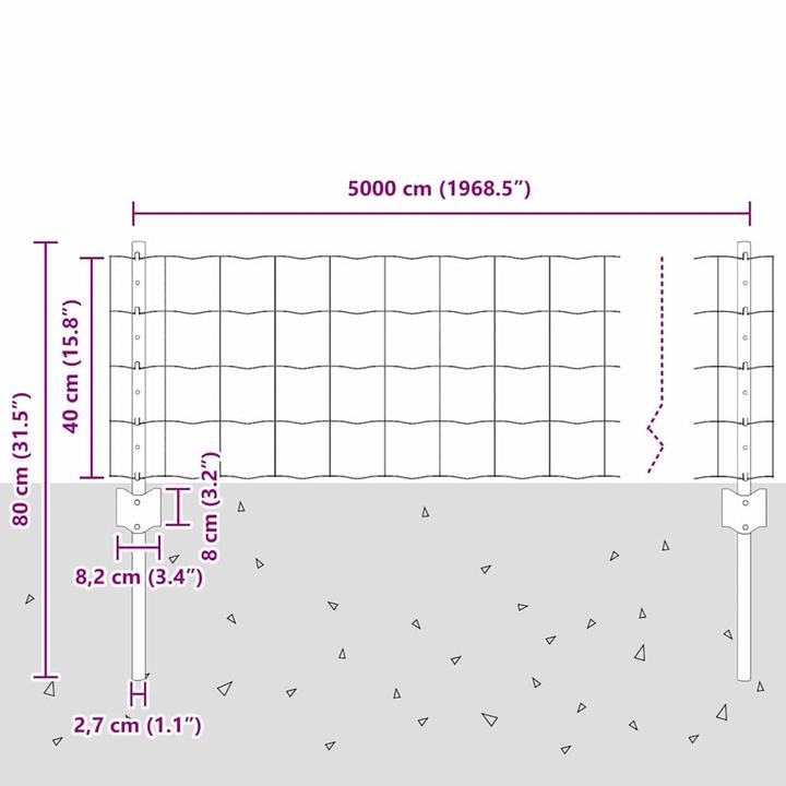 Produktbild vidaXL Gartenzaun