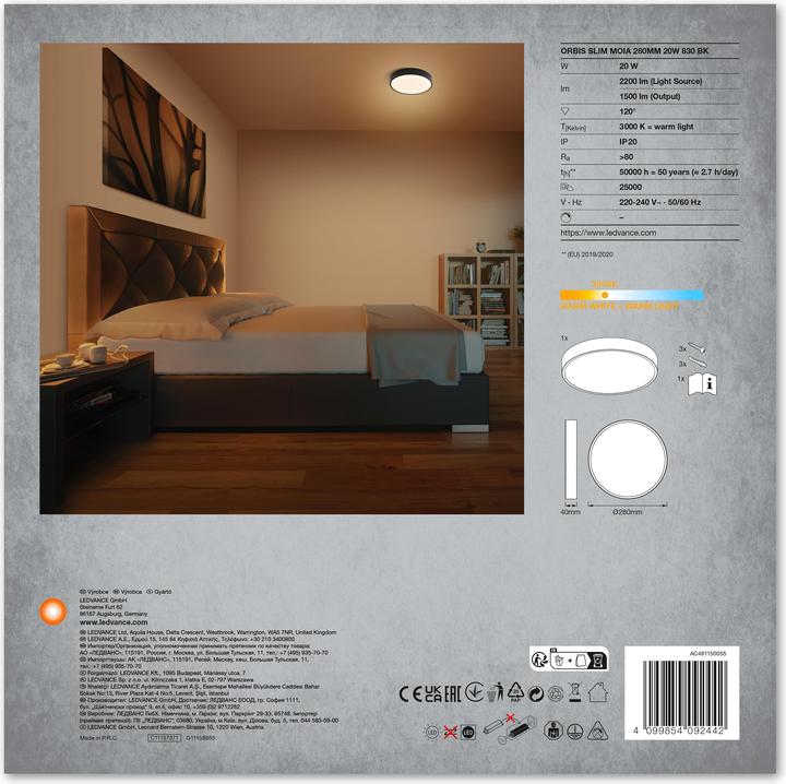 Produktbild Ledvance Ceiling Moia (1500 lm)