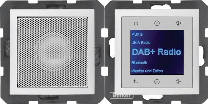 Actual product image Berker Radio Touch with LS DAB+ S.1/B.x pwm (DAB+, FM)