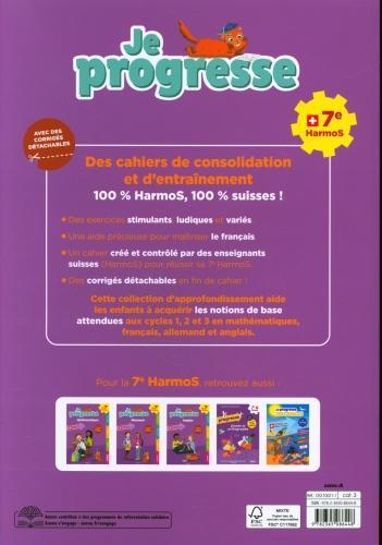 Immagine prodotto Français 7ème HarmoS : Je progresse, cahier de soutien (Francese, Dalla Riva Sabina, Knébel Martine, 2022)