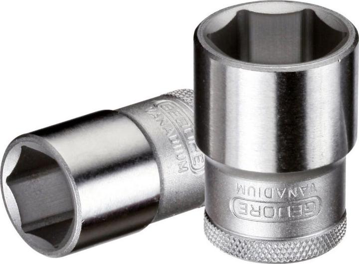 Actual product image Gedore 19 EMU-20 Socket spanner set 1/2", 23 pieces, hexagonal, 8-32 mm (32 mm, 18 mm, 11 mm, 12 mm, 20 mm, 19 mm, 27 mm, 15 mm, 25 mm, 13 mm, 21 mm, 14 mm, 29 mm, 8 mm, 10 mm, 30 mm, 23 mm, 26 mm, 22 mm, 17 mm, 28 mm, 9 mm, 16 mm, 24 mm, 31 mm)