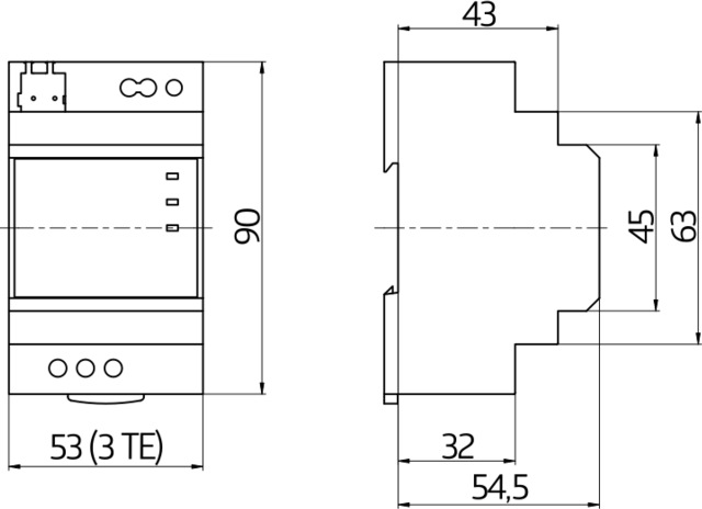 Produktbild BEG PSN-230/640/30/KNX REG Netzteil