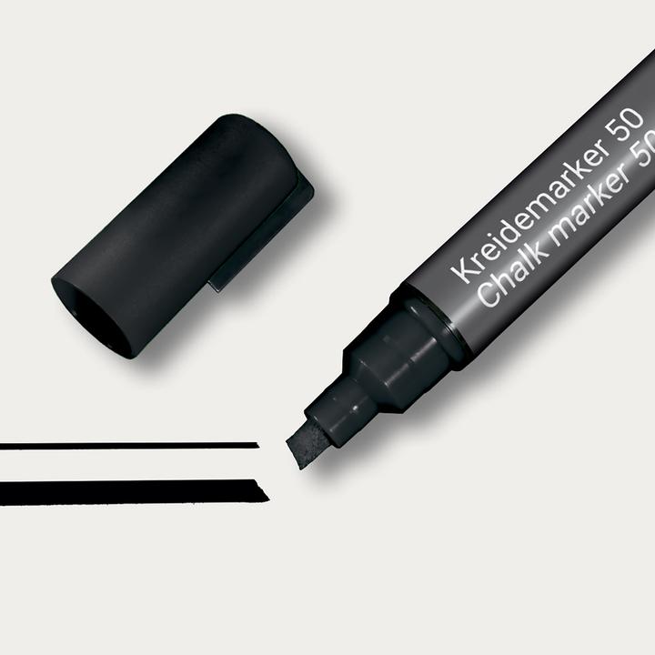 Actual product image Sigel Chalk marker 1-5 mm black (Black, 1 mm, 1 x)