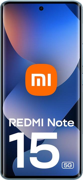 Produktbild Xiaomi REDMI Note 15 5G (256 GB, Blue, Glacier Blue, Hellblau, 6.77", Dual SIM, 5G)