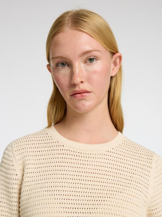 Produktbild Selected Femme Slfvinna Ss Structure Knit O-Neck Noos (XS)