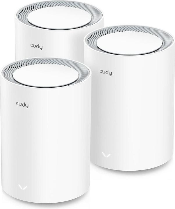 Cudy M1800 3-pack Dual-band ( / ) Wi-Fi 6 (802.11ax) Bianco 1 Interno