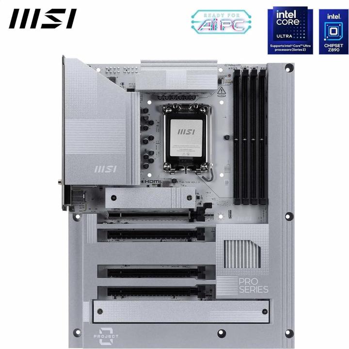 Productafbeelding MSI PRO Z890-S WIFI PZ (LGA 1851, Intel Z890, ATX)