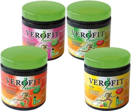 Actual product image VEROFIT ISOTONIC Electrolyte Drink with 6 Minerals and 10 Vitamins Blood Orange Plv (Blood orange, 1 pcs., 600 g)