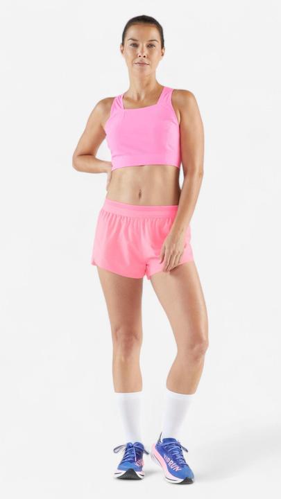 Image du produit Kiprun Crop top de Running léger Femme - Race crop 900 Light rose Méline ROLLIN (XXS)