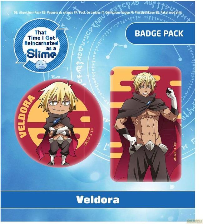 Image du produit POPbuddies That Time I Got Reincarnated as a Slime Ansteck-Buttons Doppelpack Veldora Human Form