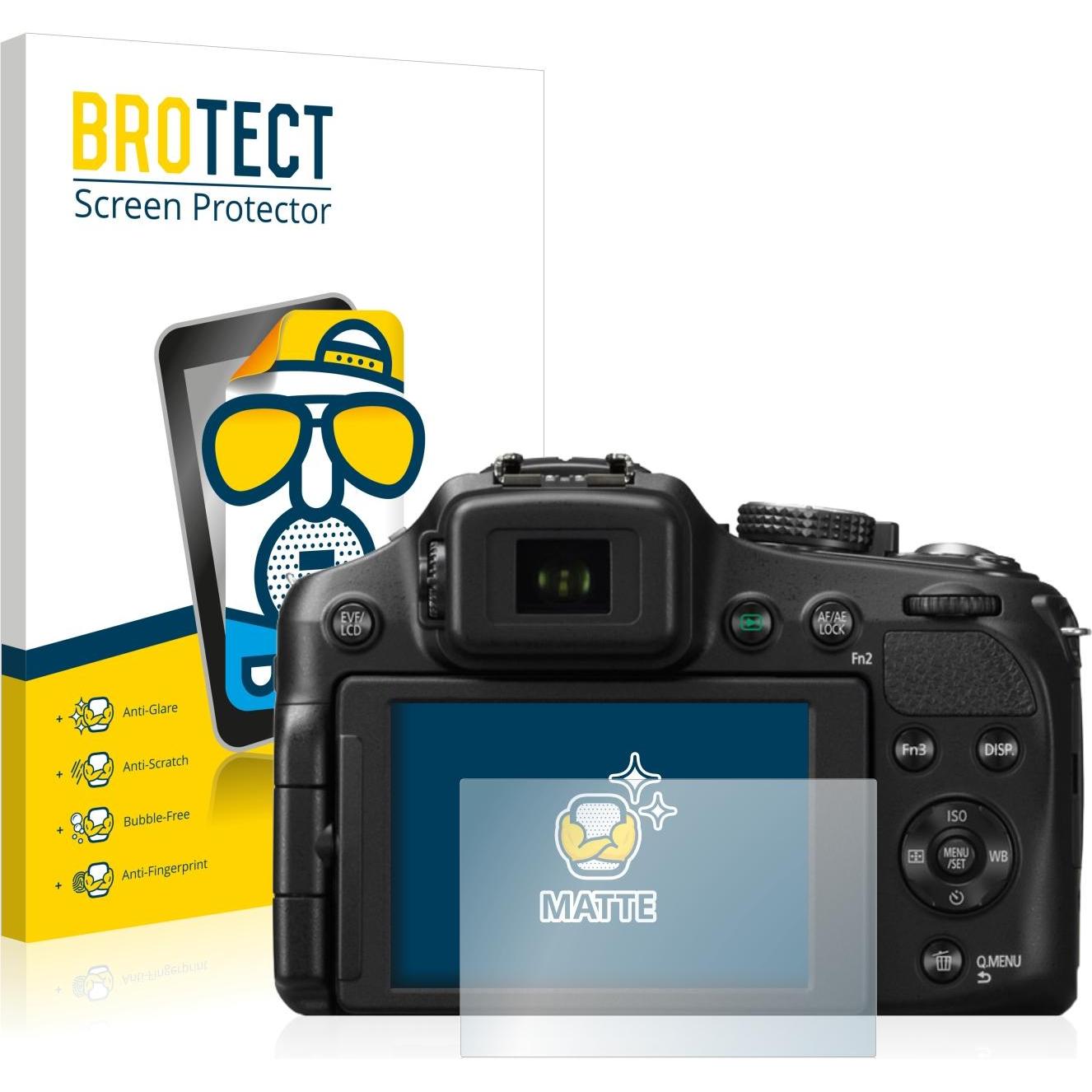BROTECT Entspiegelungs-Schutzfolie Displayschutz Matt (Displayschutz, Lumix DMC-FZ200), Kameraschutz
