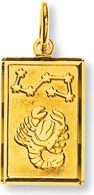 Image du produit Natsumi Schmuck Pendentif Signe du zodiaque Scorpion en or jaune 18K/750 (750/18 K Or jaune)