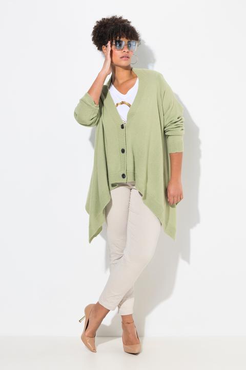 Immagine prodotto Miamoda Strickjacke, Cape-Look, Knopfleiste, Langarm (50, 52)