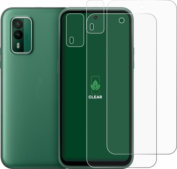 Produktbild ScreenLeaf Schutzfolie nachhaltiger Displayschutz Displayschutzfolie Folie Klar Transparent (2 Stück, Nokia XR21)