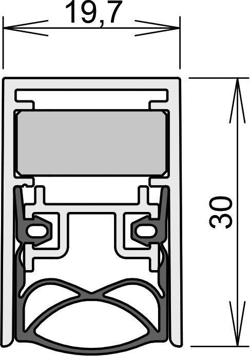 Actual product image Cardatec Door drop seals D2