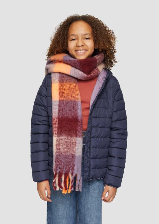 Actual product image S.Oliver Schal Karierter Schal mit Fransen