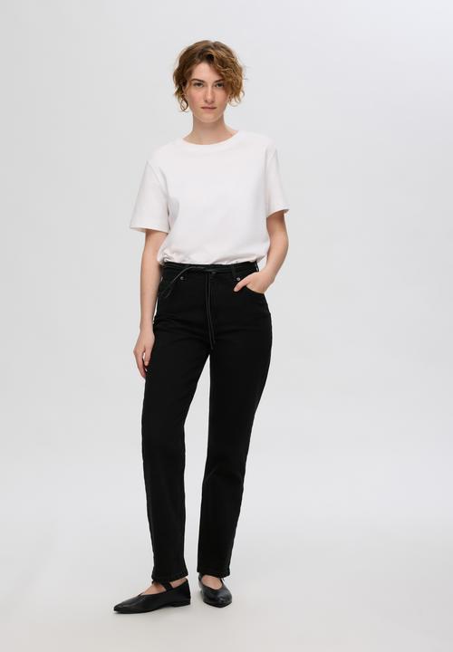 Produktbild Selected Femme Slfalice Mw Straight Black Jeans Noos (W30/L34)