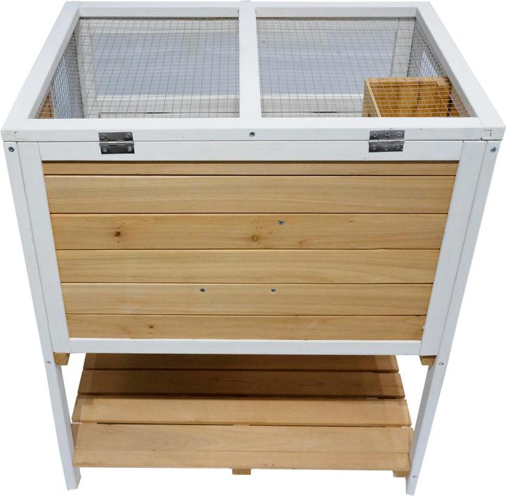 Produktbild HTI-Living Erhöhter Kleintierkäfig aus Holz Nagerkäfig für Kaninchen, Meerschweinchen und Co.