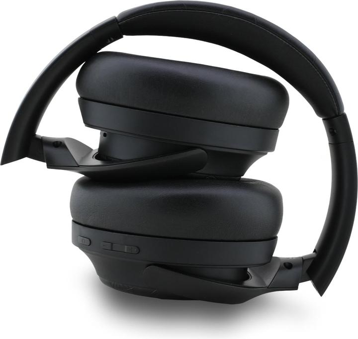 Productafbeelding Lacoste Monogramme ANC Bluetooth On-Ear Headphones Black (ANC, 42 h, Draadloze)