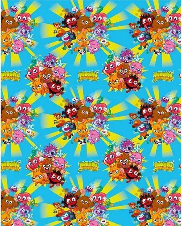 Immagine prodotto Moshi Monsters Personaggio dei Cartoni Animati Carta da Regalo Misura Confezione 2 (2x)