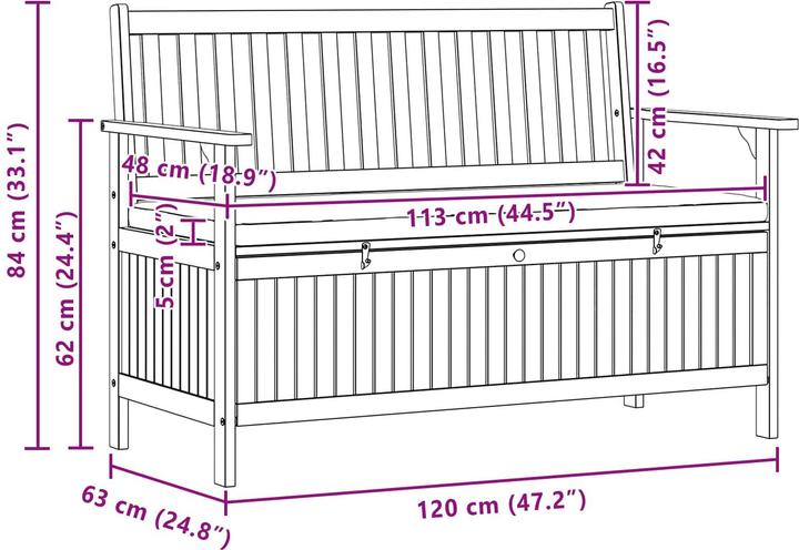 Produktbild vidaXL Gartenmöbel