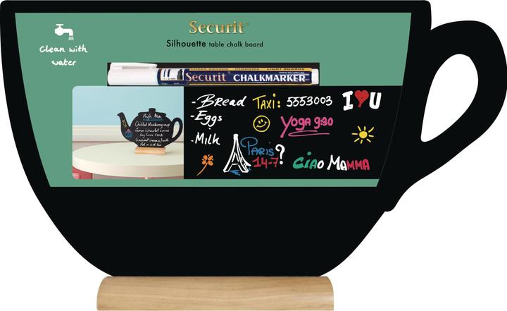 Produktbild Securit Tasse (Wandtafel, 22 x 33 cm)