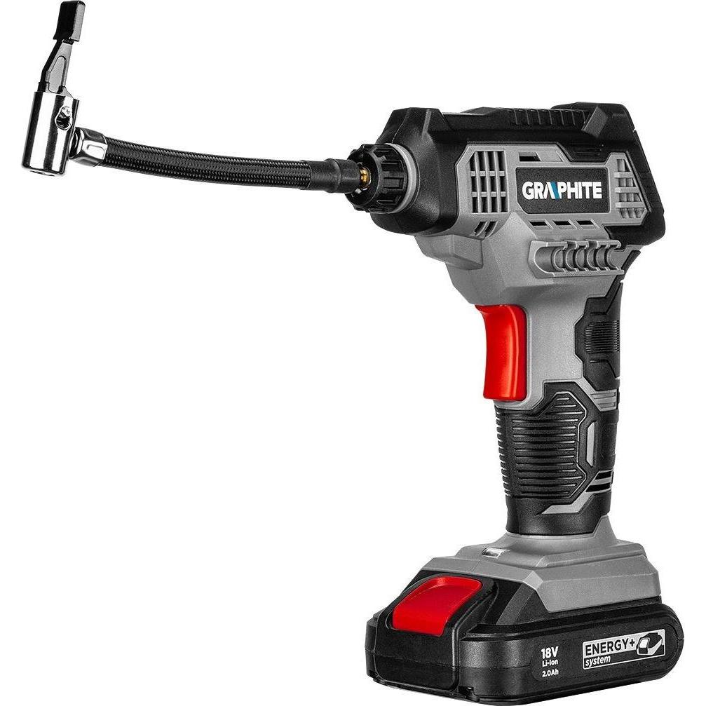 Thumbnail - Graphite, Kompressor, battery compressor Energy + 18V, without battery and charger (0.00 Bar, 0 l)
