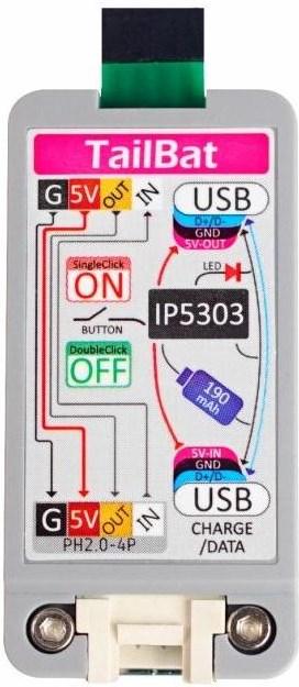 Actual product image M5Stack ATOM TailBat