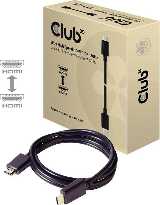 Actual product image Club 3D HDMI (Typ A) — HDMI (Typ A) (2 m, HDMI)