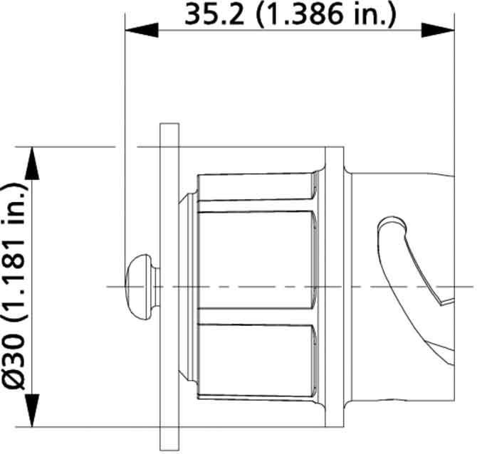 Actual product image Metz Connect Protective cap 1401018002KI Black 1 pc.