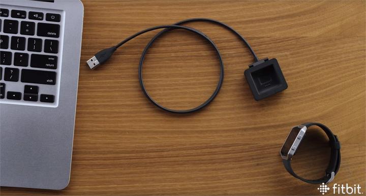 Actual product image Fitbit Blaze charging cable