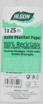 Actual product image Algon white tablecloth roll with mandrel 1x25 (100 x 100 cm)